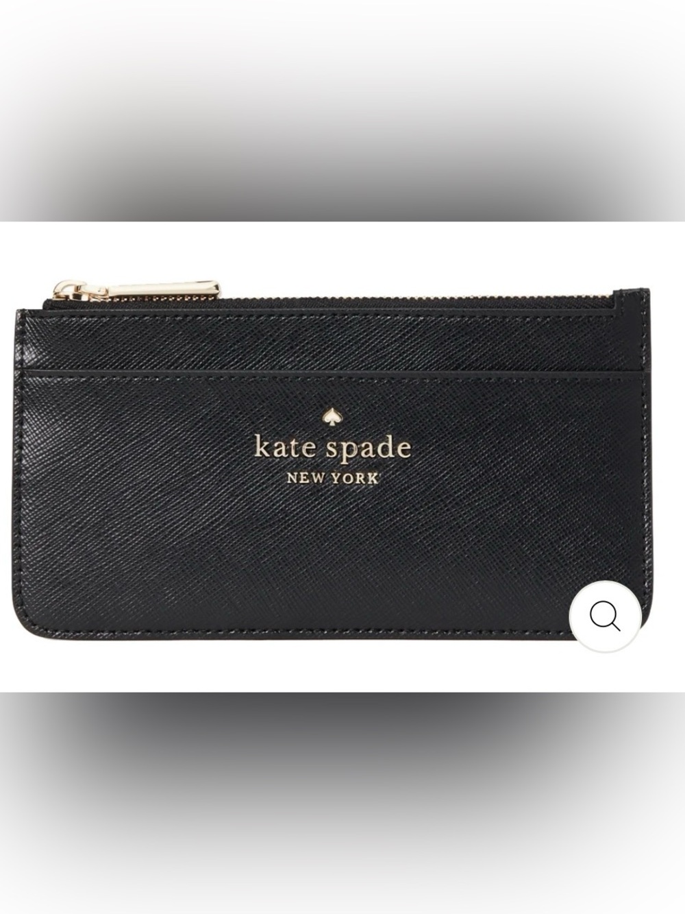Kate Spade Staci Large Slim Card Holder in Black